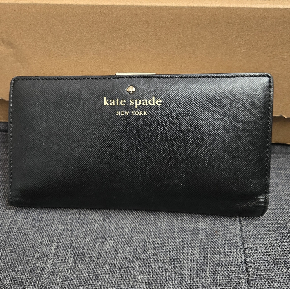 Kate Spade Black Leather Wallet